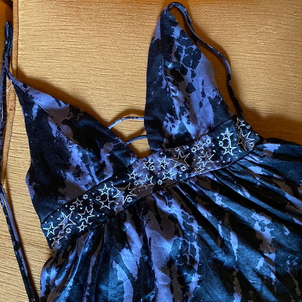 Urban Outfitters Tie Dye Starry Halter Dress